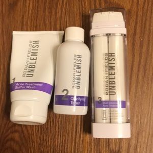 Rodan + fields unblemish step one, two and three